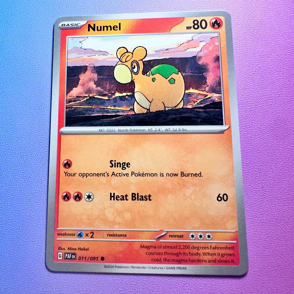 numel - 011/091 (common) — pokemon: paldean fates